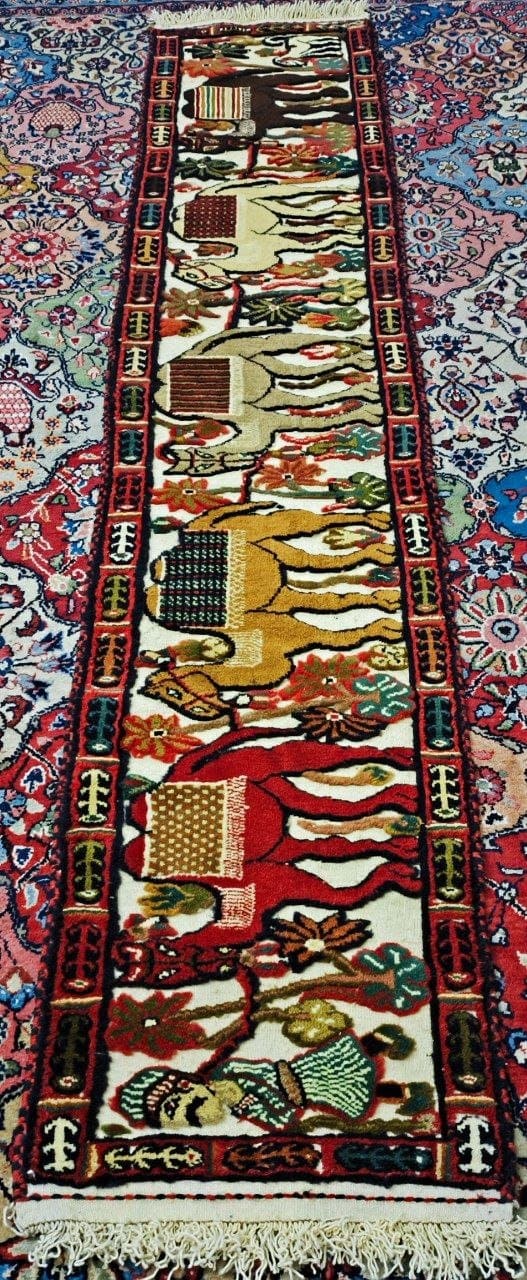 گلیم فرش کاروان شتر