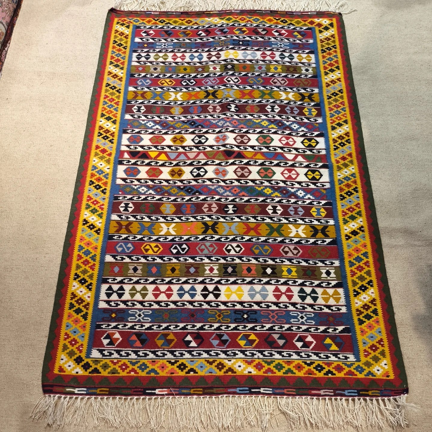 گلیم مرینوس طرح طبه طبه